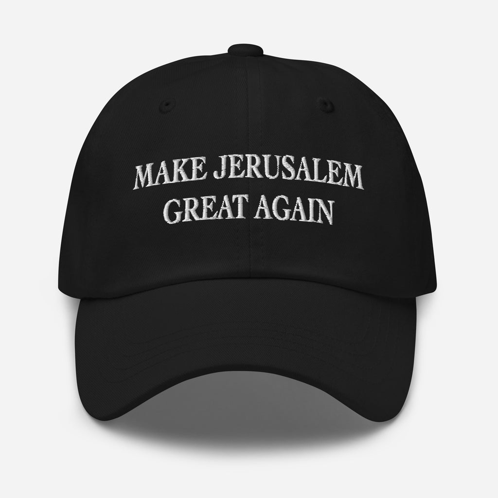Casquette Make Jerusalem Great Again + écusson sur le coté