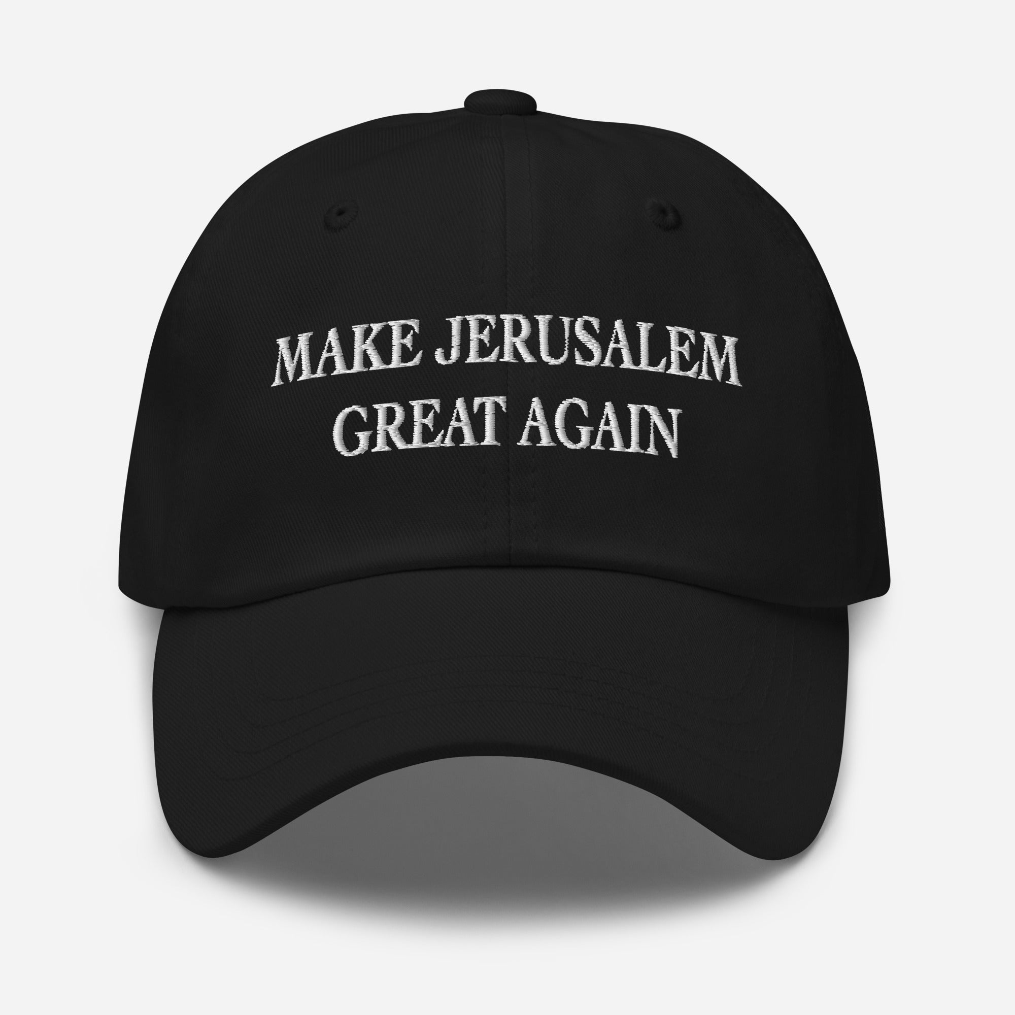 Casquette Make Jerusalem Great Again + écusson sur le coté