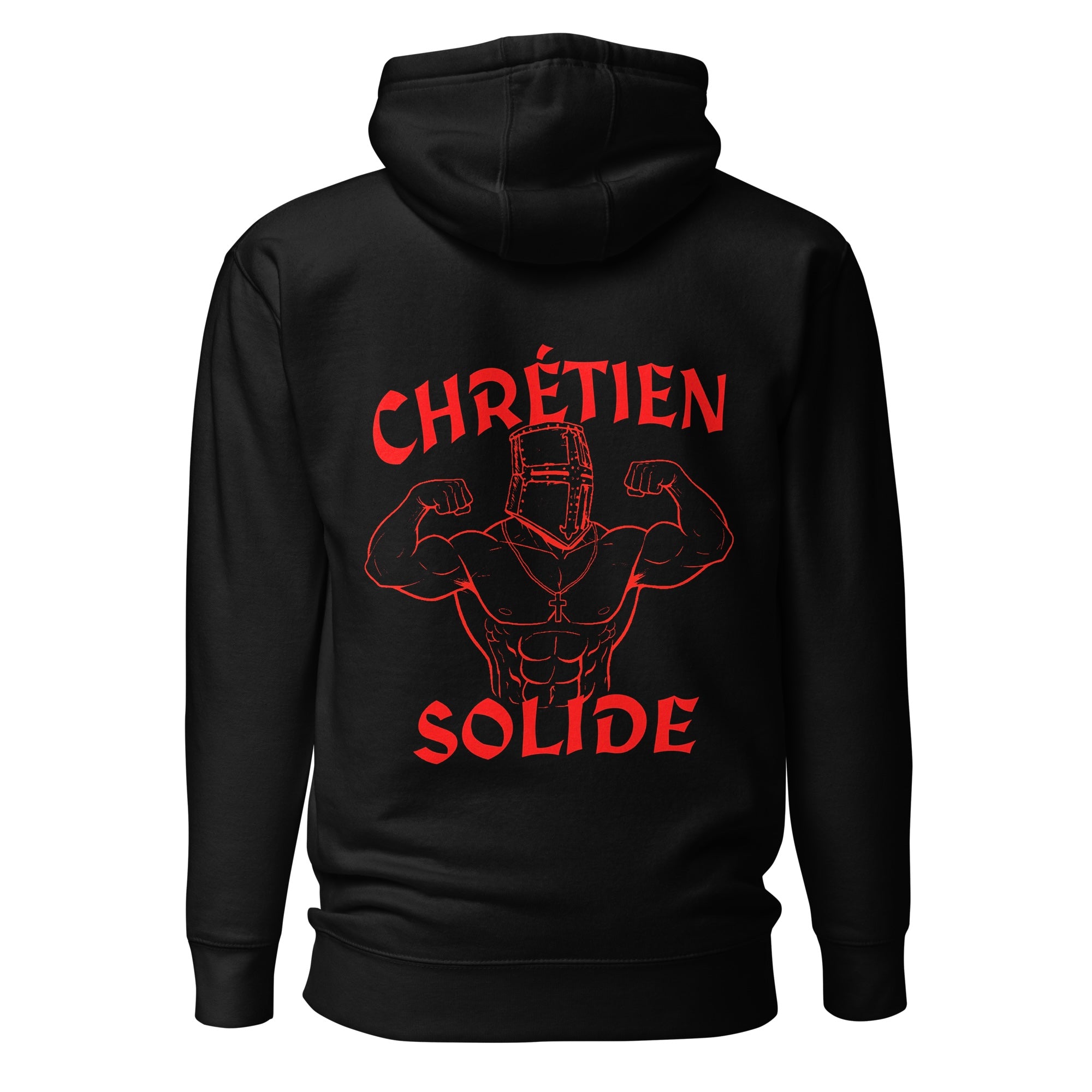 Pull Chrétien Solide + écusson brodé sur le torse