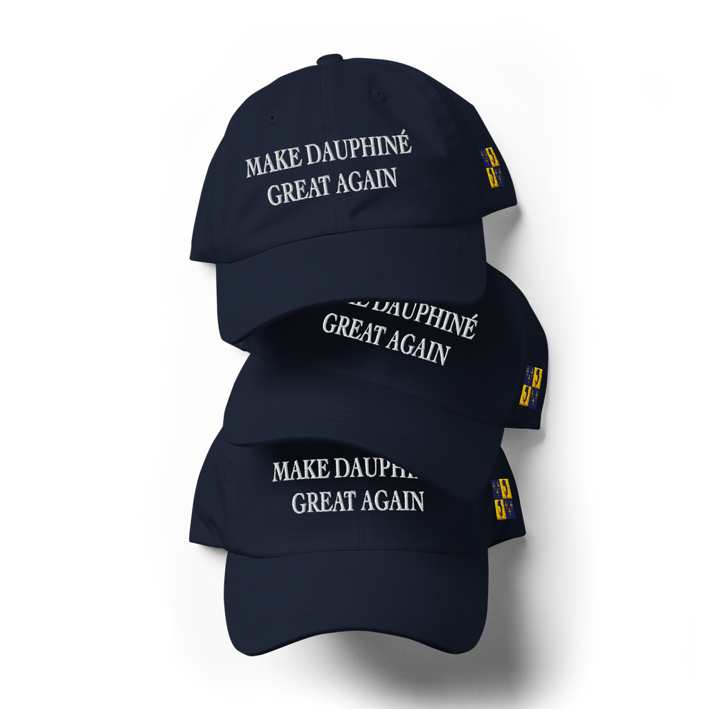 Casquette Make Dauphiné Great Again + écusson sur le coté